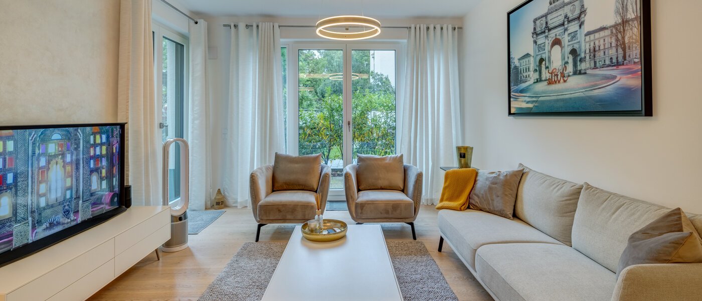 appartement München Maxvorstadt - Museumsviertel 01 pièce à vivre 12690