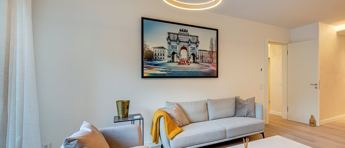 appartement München Maxvorstadt - Museumsviertel 02 pièce à vivre 12690