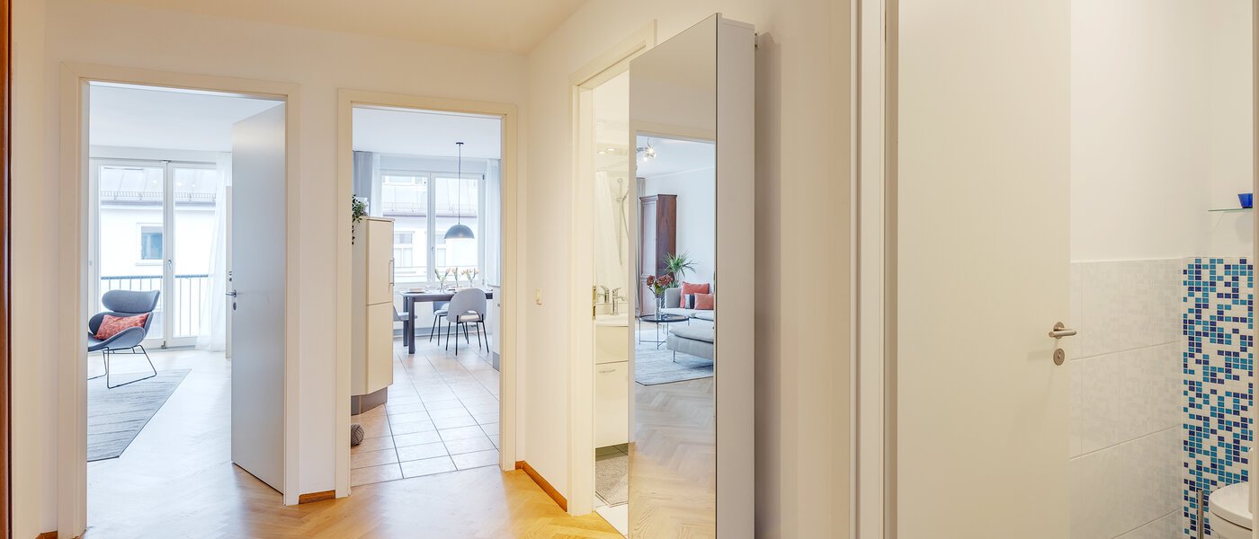 appartement München Maxvorstadt - Westen 01 entrée/couloir 12753