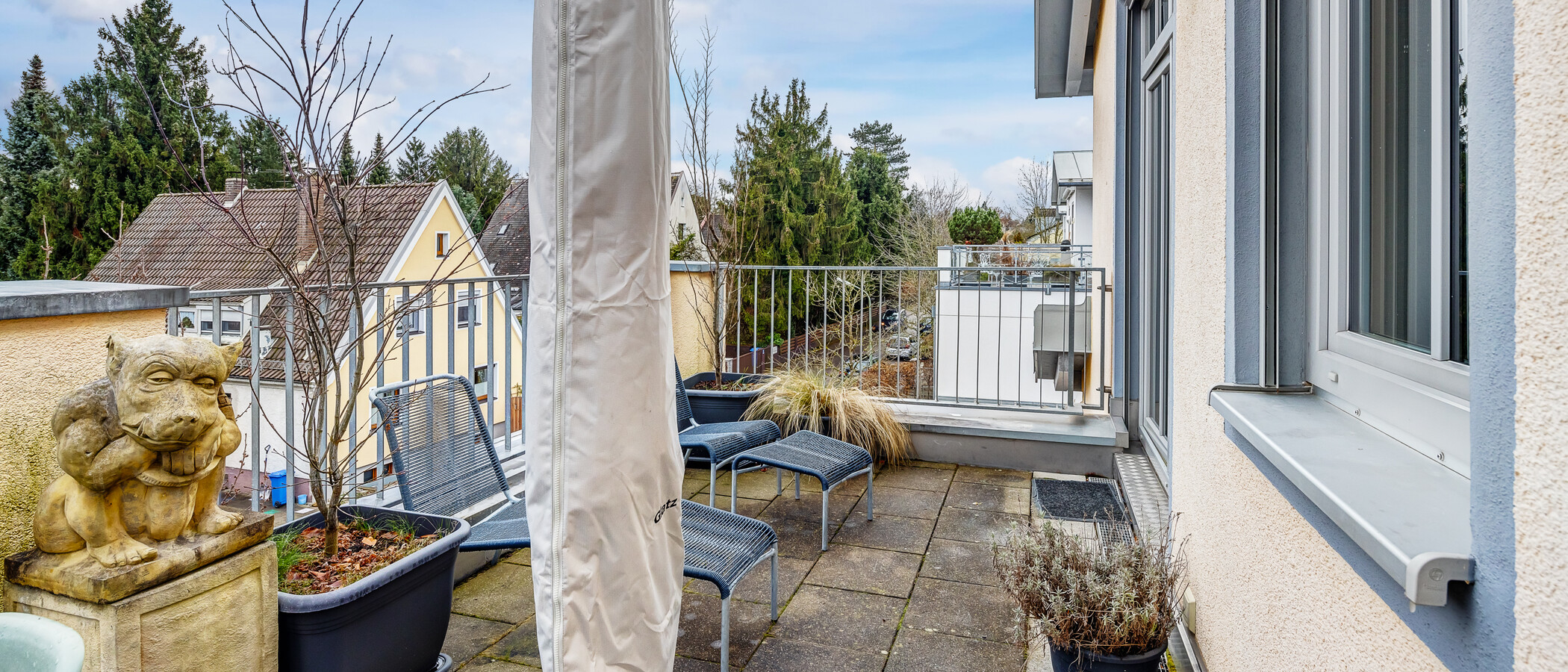 appartement München Fürstenried 02 terrasse sur le toit 12781