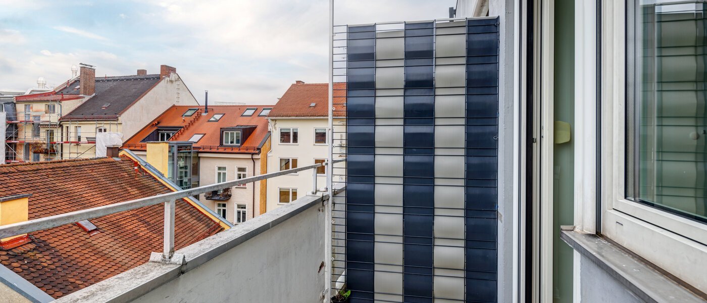 studio München Maxvorstadt - Universitätsviertel 02 balcon 12790