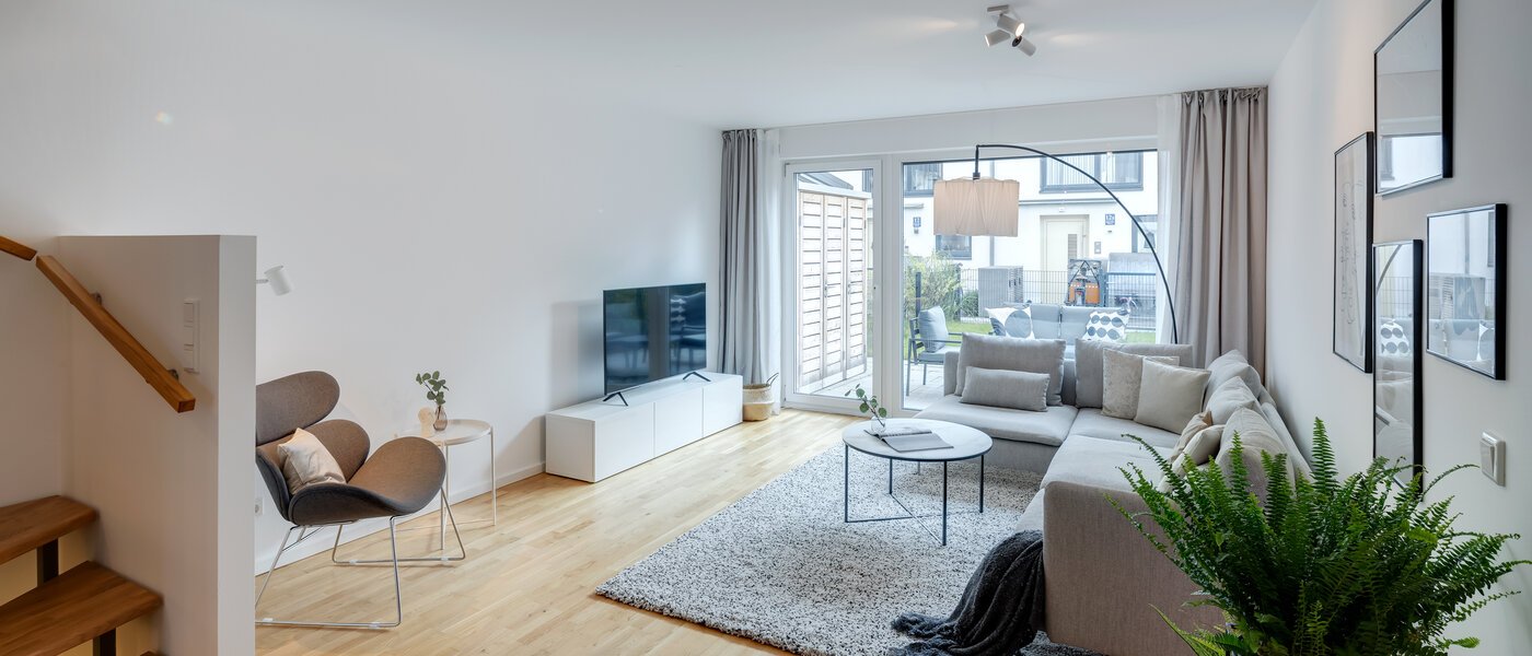 maison mitoyenne München Schwabing - Domagkpark 04 pièce à vivre 12793