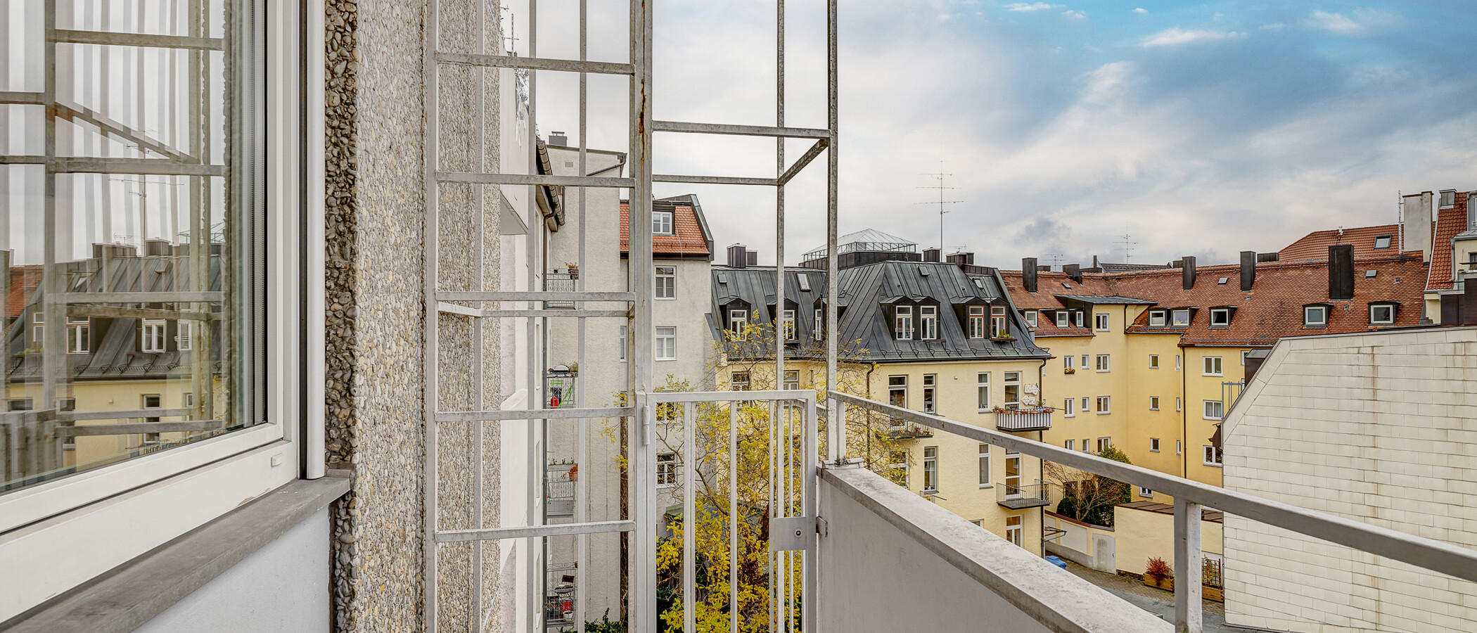 studio München Maxvorstadt - Universitätsviertel 01 balcon 12795