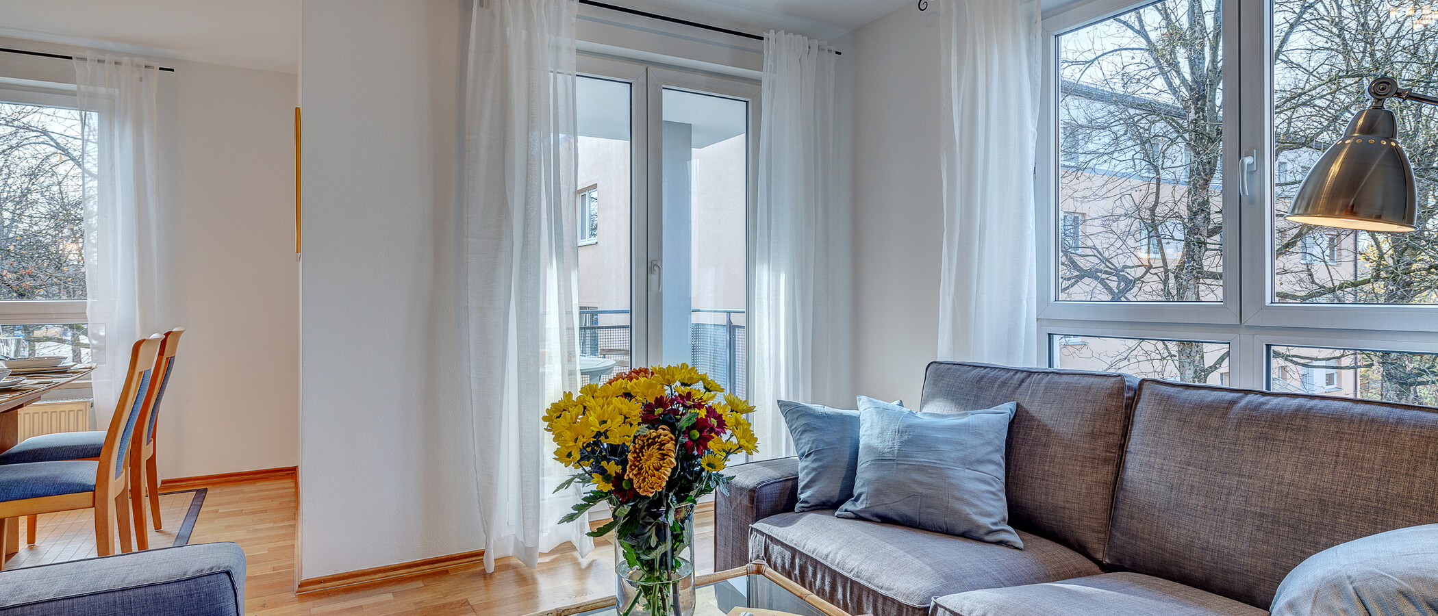appartement München Moosach 02 pièce à vivre 12800