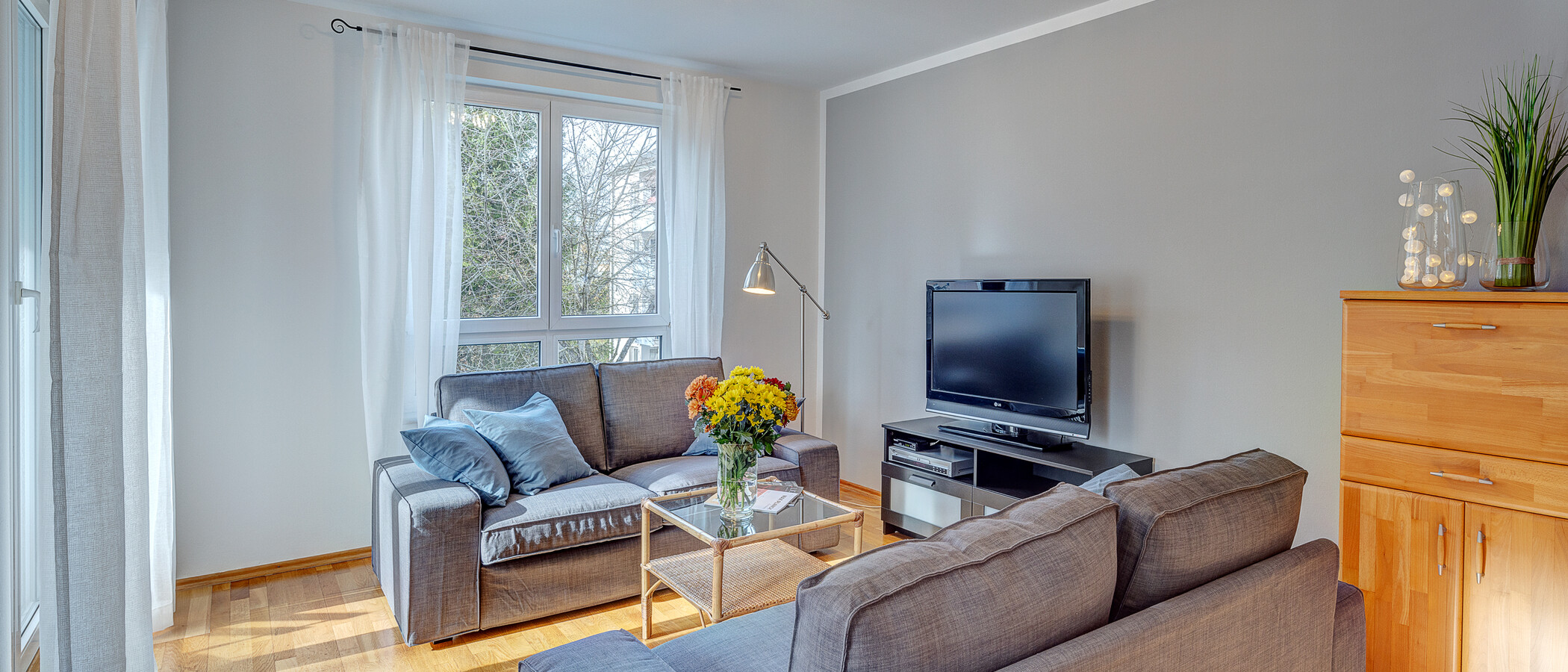 appartement München Moosach 03 pièce à vivre 12800