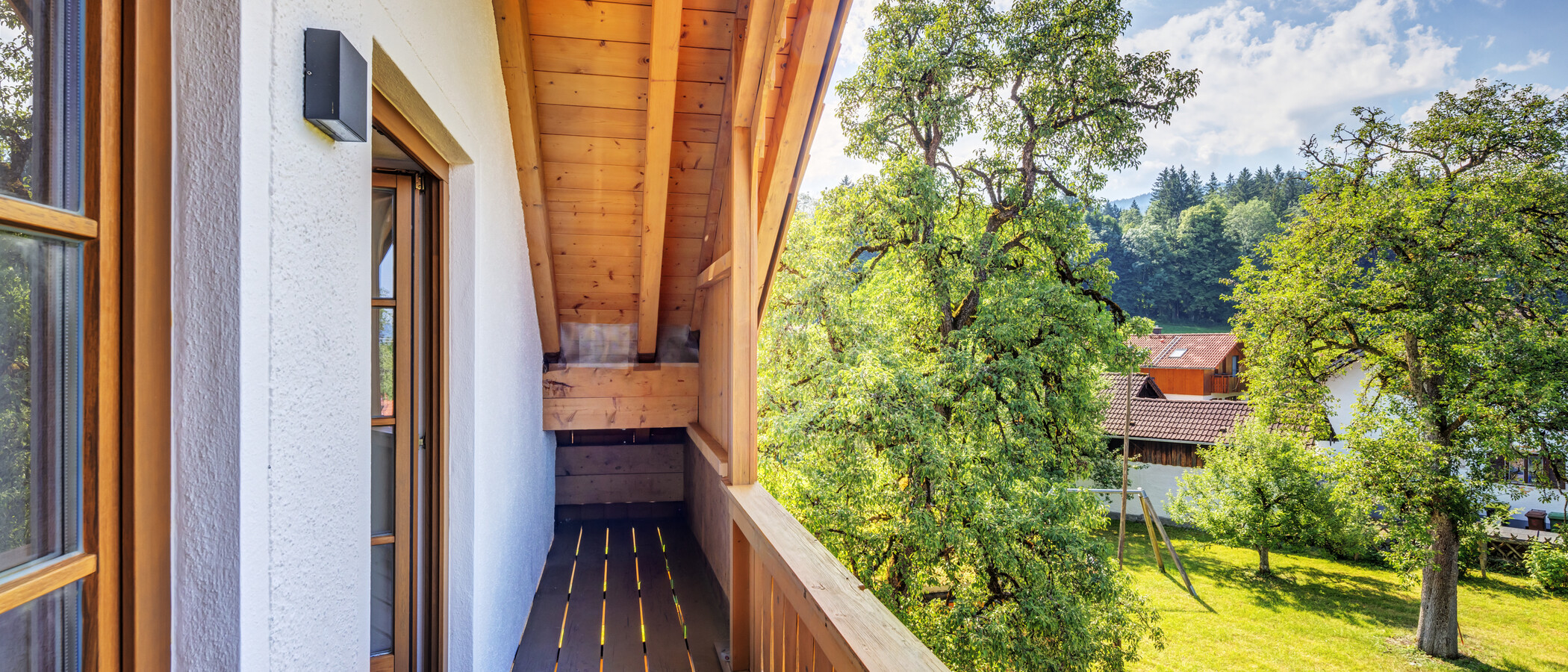 appartement sous les toits Bad Heilbrunn 03 balcon 12826