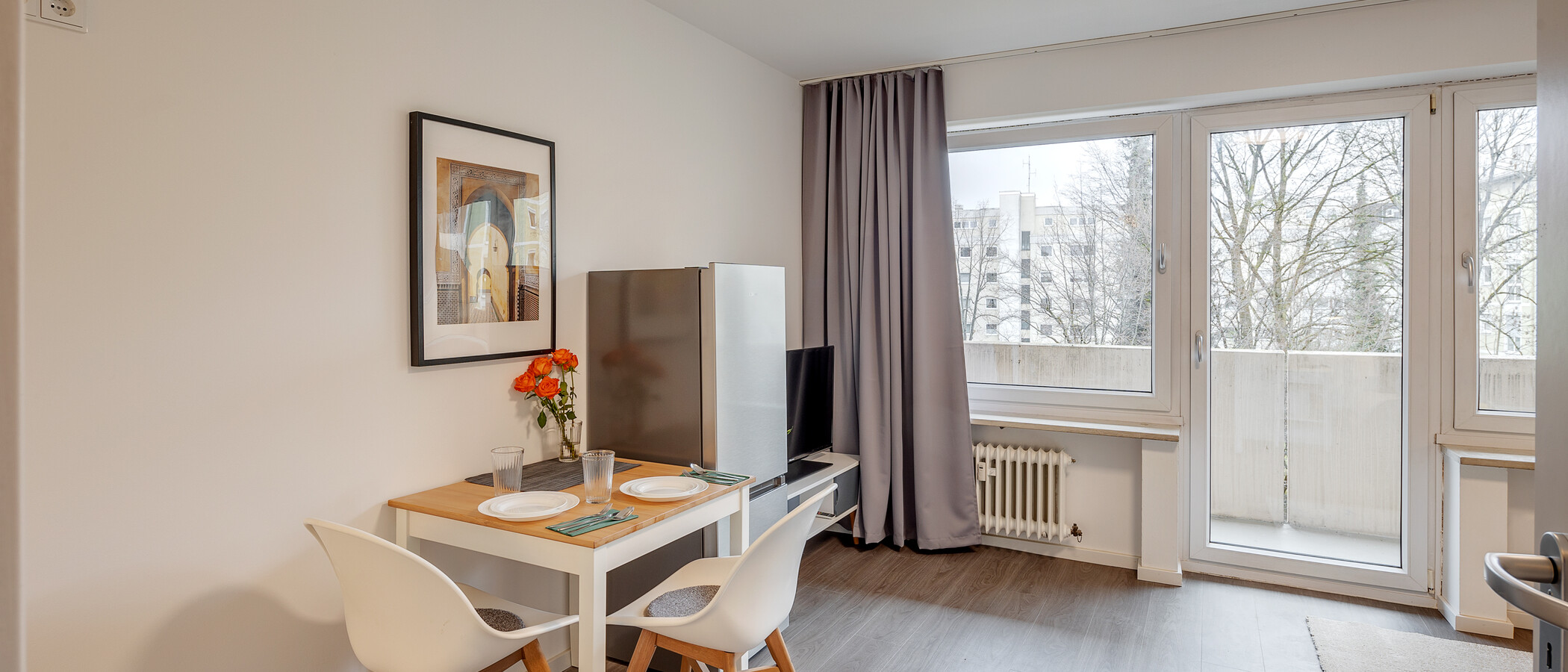 appartement München Neuhausen 03 pièce à vivre 12838