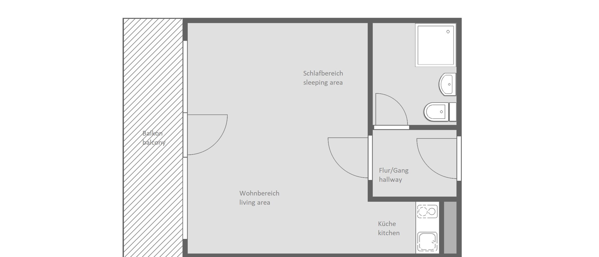 appartement München Neuhausen 01 plan d'étage 12838