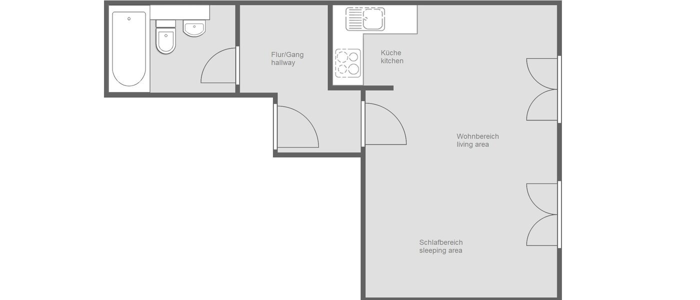 appartement München Haidhausen 01 plan d'étage 12848