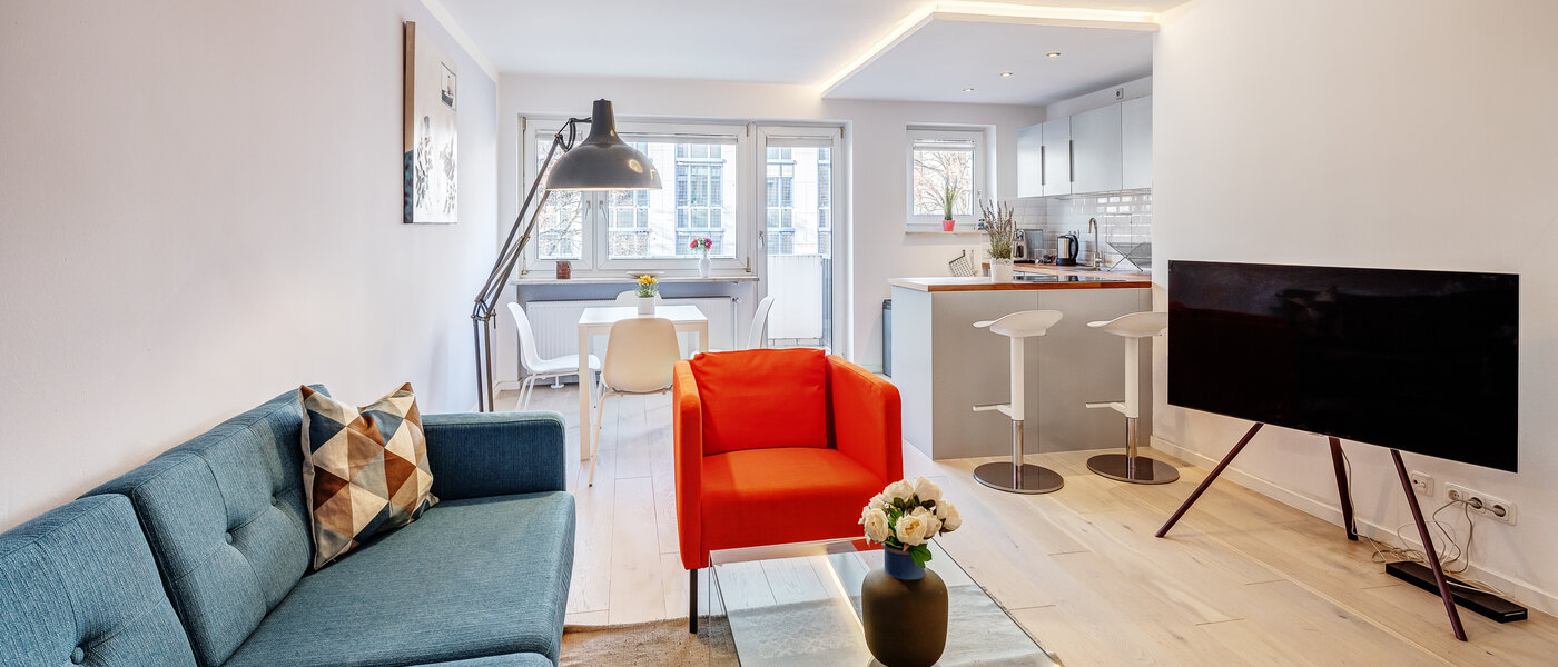 appartement München Untersendling 01 pièce à vivre 12857