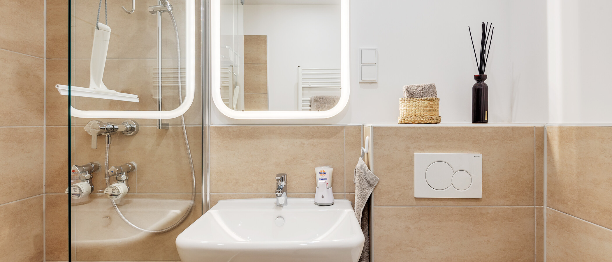 appartement München Olympiazentrum 03 salle de bain 12868