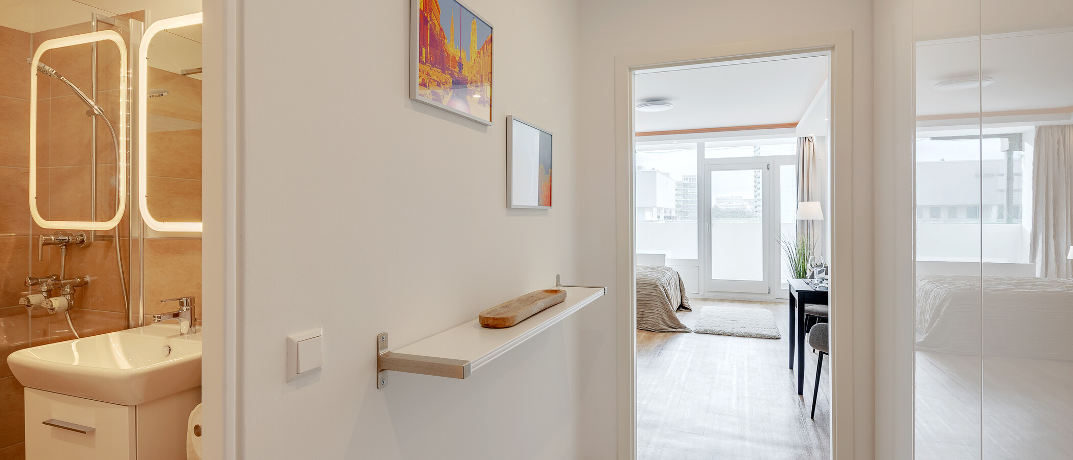 appartement München Olympiazentrum 03 entrée/couloir 12868