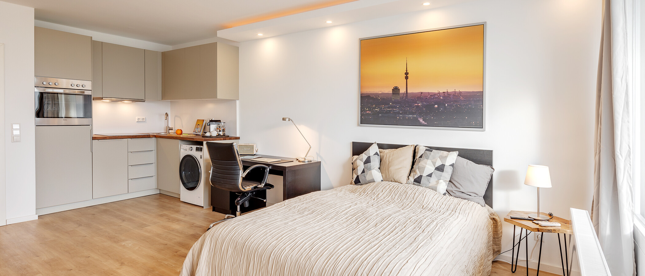 appartement München Olympiazentrum 04 pièce à vivre 12868