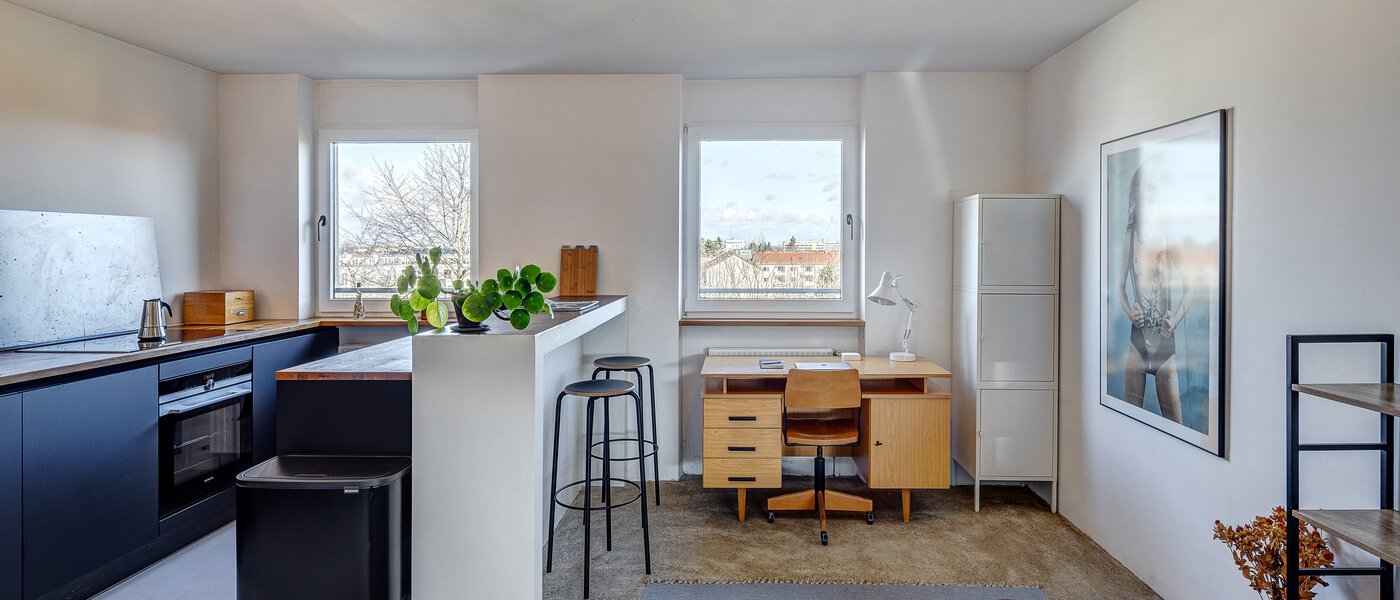 appartement München Moosach 01 coin bureau 12918