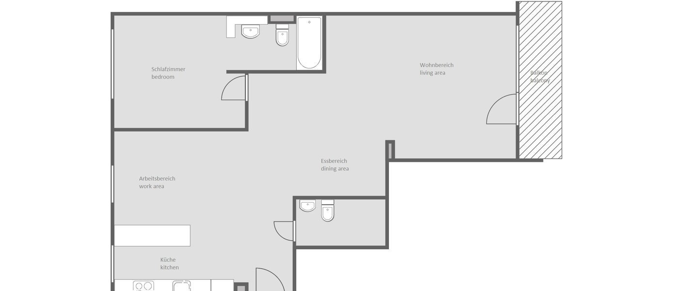 appartement München Moosach 01 plan d'étage 12918
