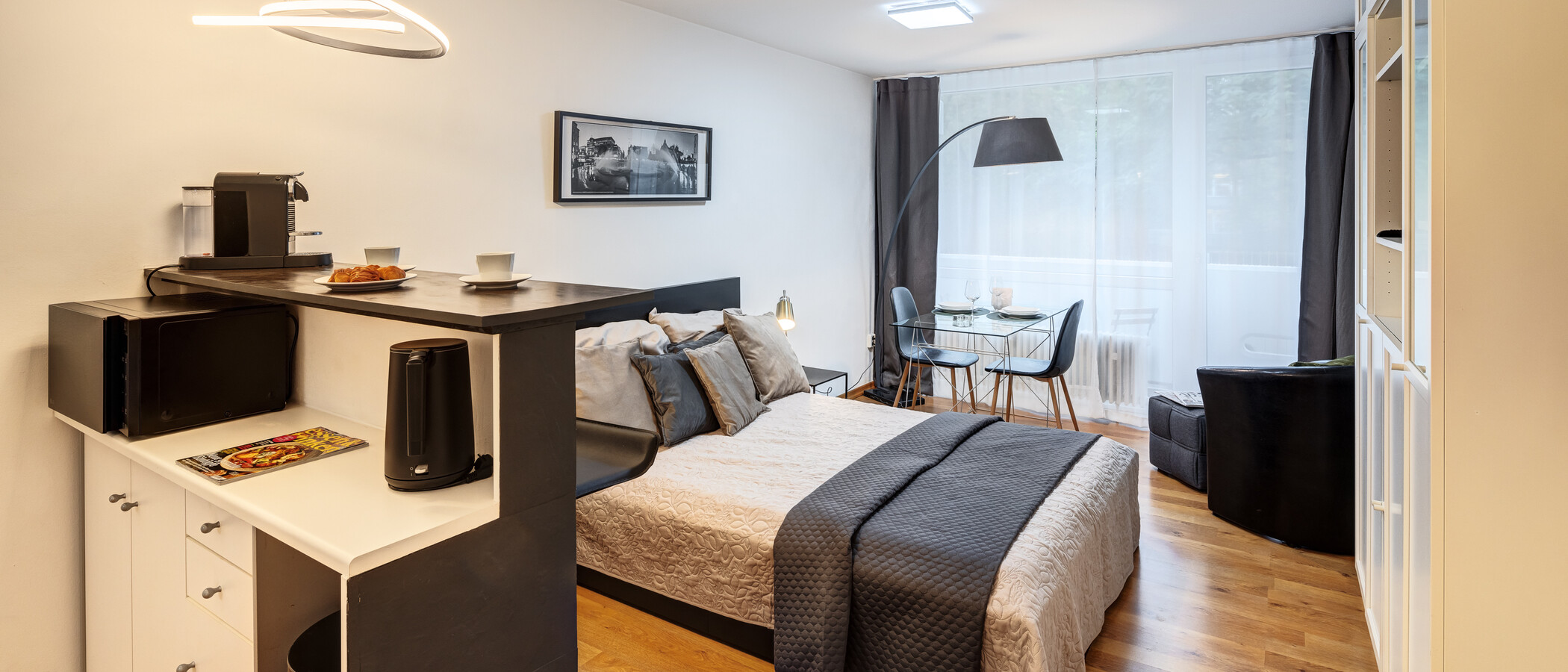 appartement München Maxvorstadt 01 pièce à vivre 12925