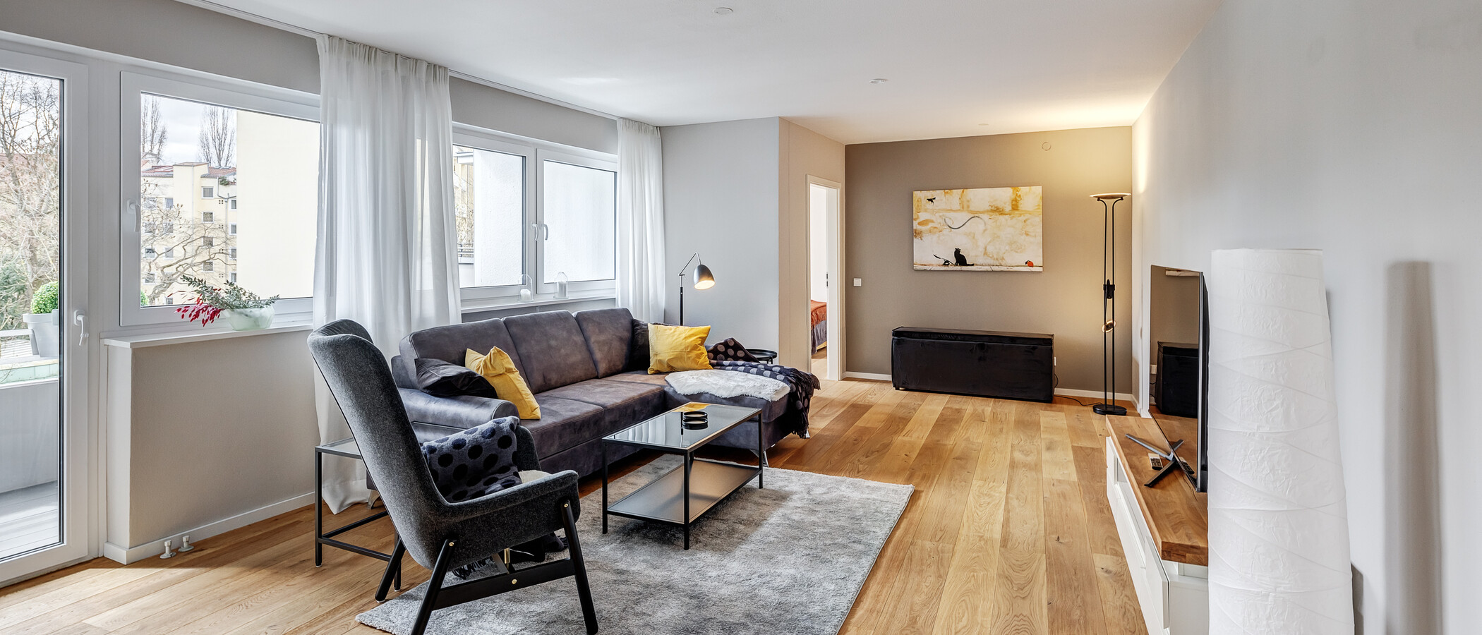 appartement München Au 03 salle de séjour 12962