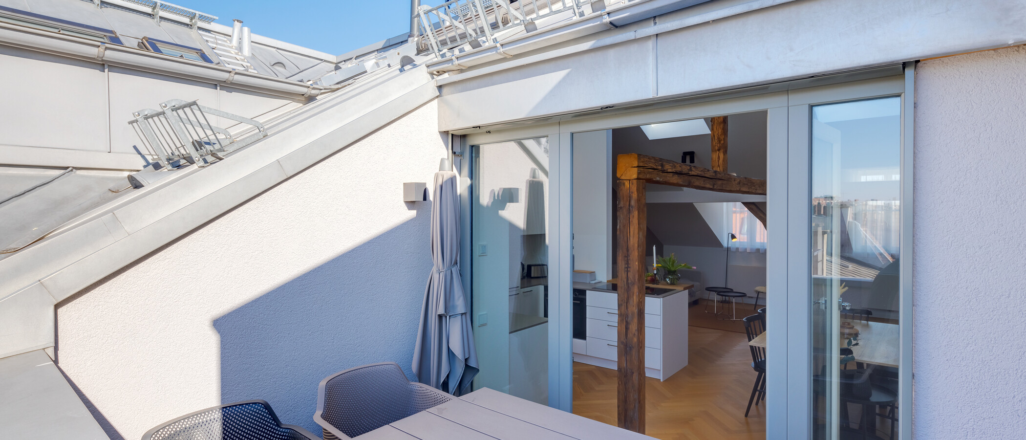 appartement sous les toits München Glockenbachviertel 01 balcon 12963