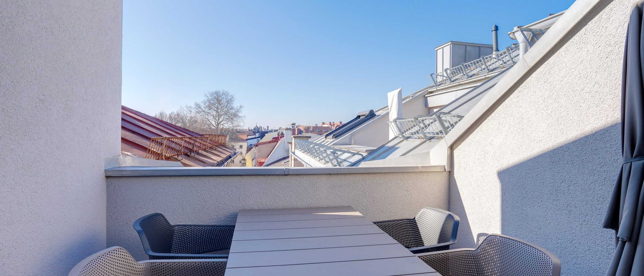 appartement sous les toits München Glockenbachviertel 02 balcon 12963