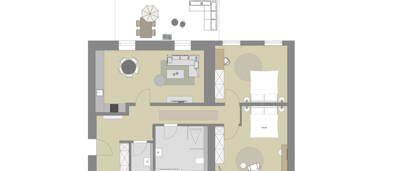 appartement Gmund am Tegernsee 01 plan d'étage 12968