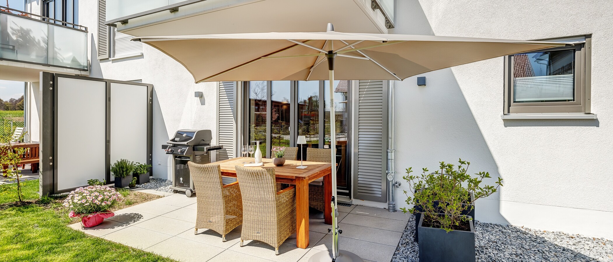 appartement avec jardin Andechs 01 terrasse 12988