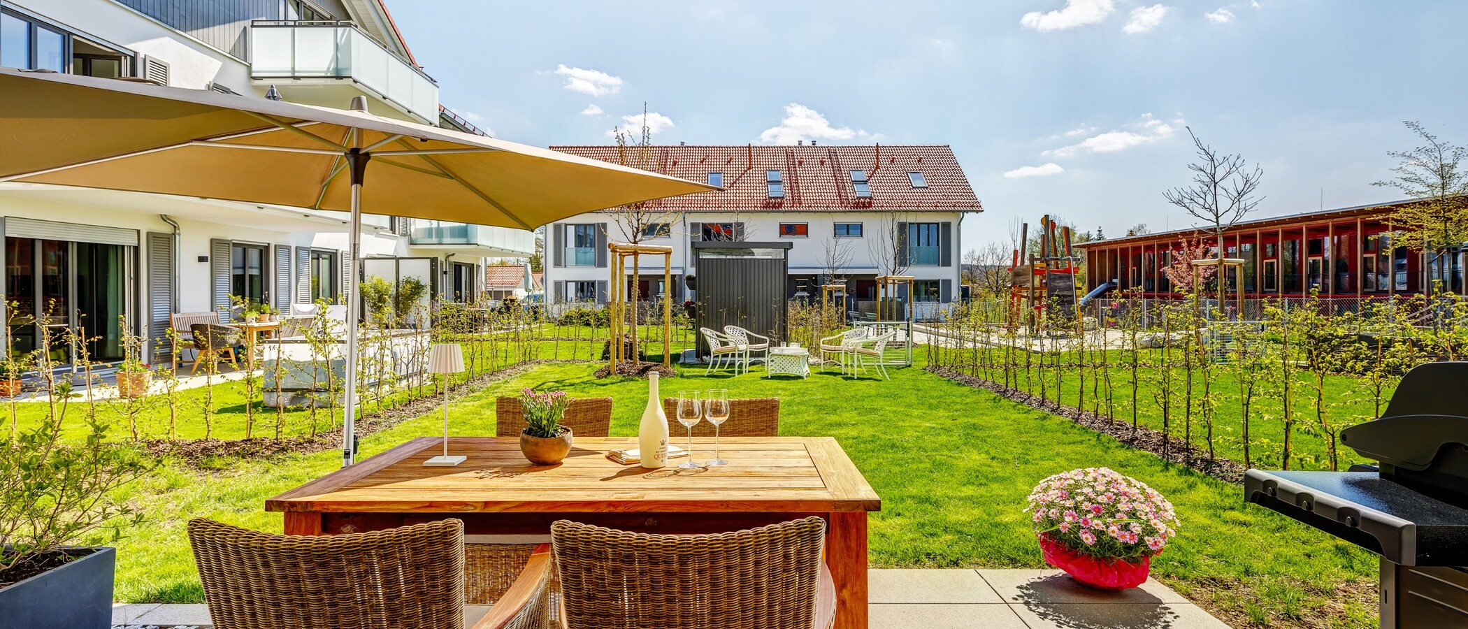 appartement avec jardin Andechs 03 terrasse 12988