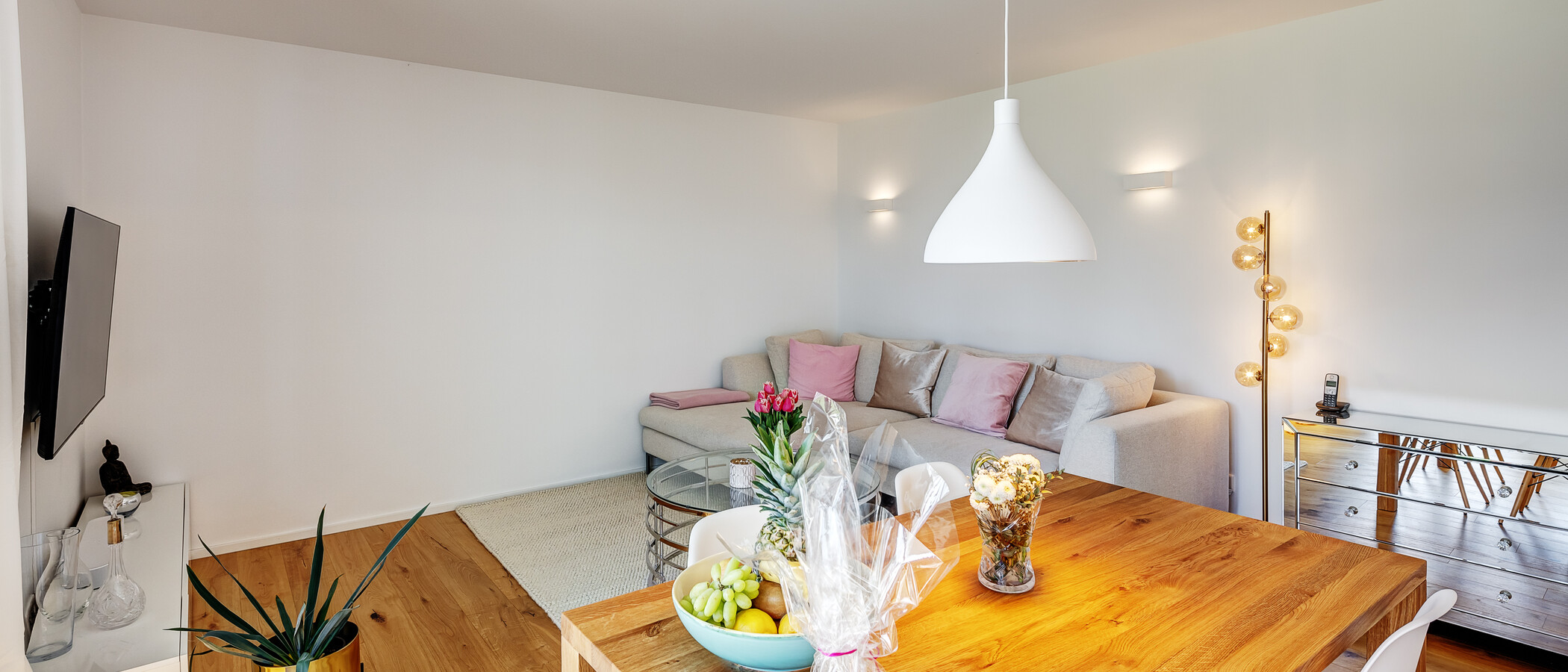 appartement avec jardin Andechs 03 pièce à vivre 12988