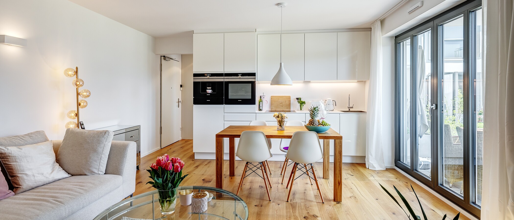 appartement avec jardin Andechs 05 pièce à vivre 12988