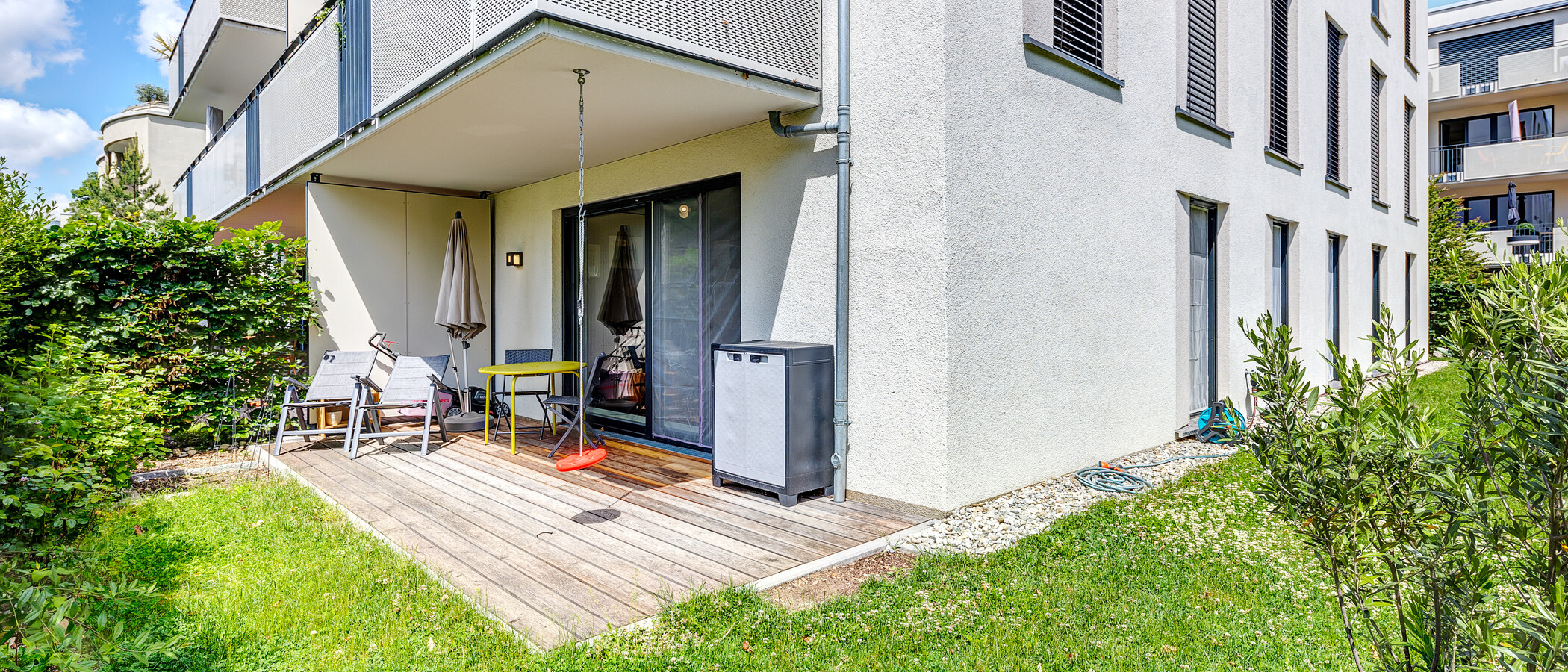 appartement München Schwabing - Domagkpark 01 jardin 13008