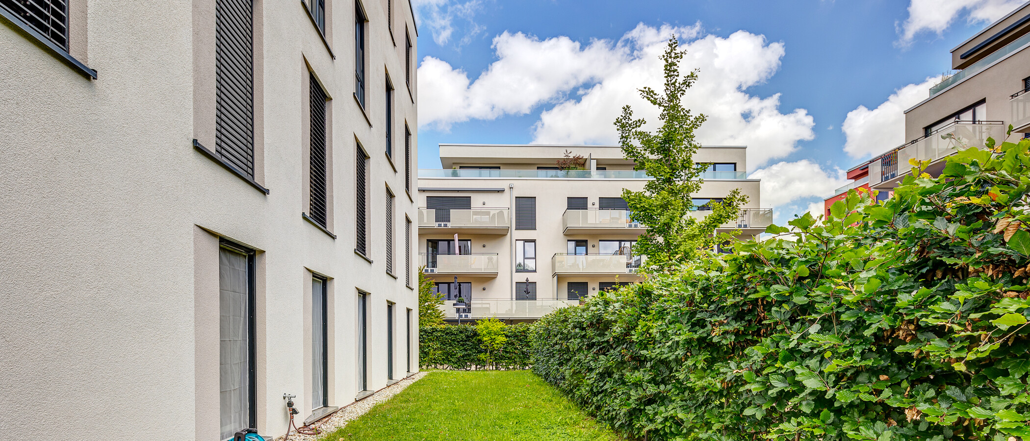 appartement München Schwabing - Domagkpark 03 jardin 13008
