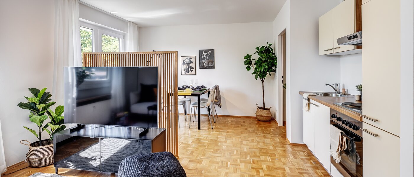 appartement München Parkstadt Schwabing 01 pièce à vivre 13011