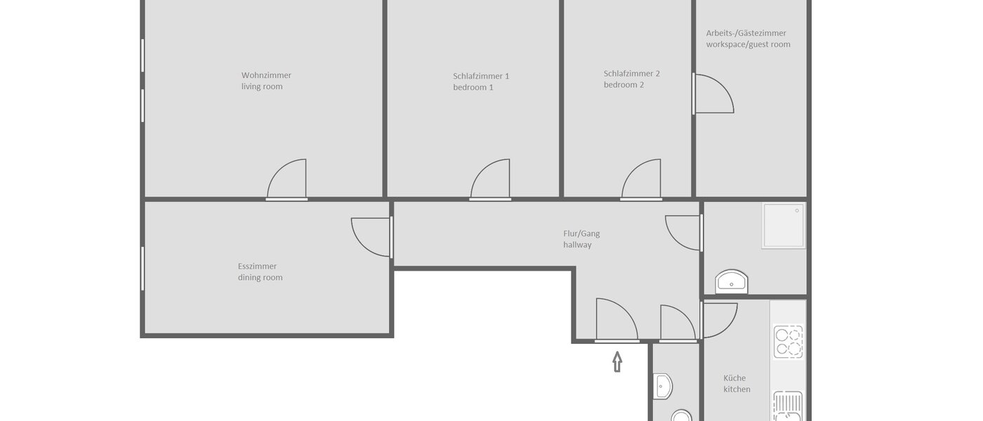 appartement München Isarvorstadt 01 plan d'étage 13026