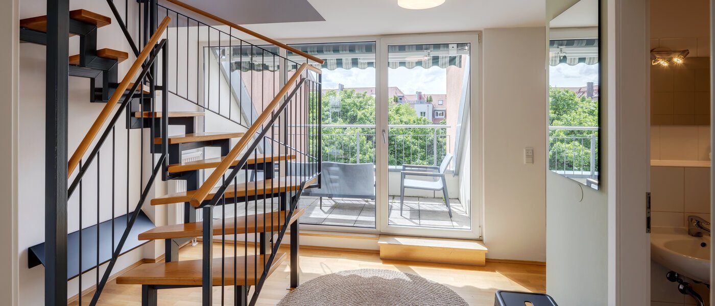 appartement style maisonnette München Haidhausen 02 entrée/couloir 13031