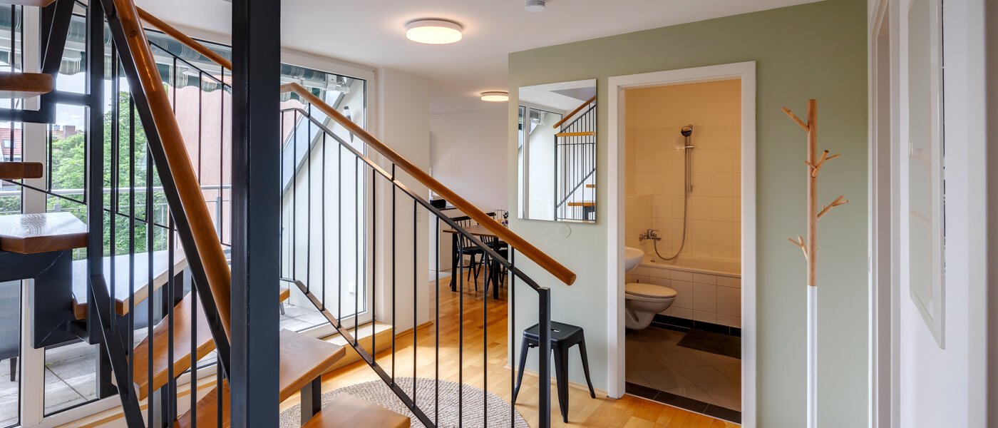 appartement style maisonnette München Haidhausen 03 entrée/couloir 13031