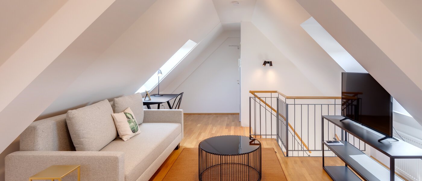 appartement style maisonnette München Haidhausen 03 pièce à vivre 13031