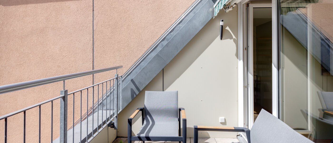 appartement style maisonnette München Haidhausen 03 terrasse sur le toit 13031