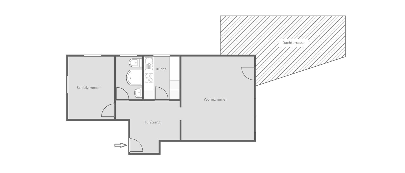 appartement München Berg am Laim 01 plan d'étage 13039