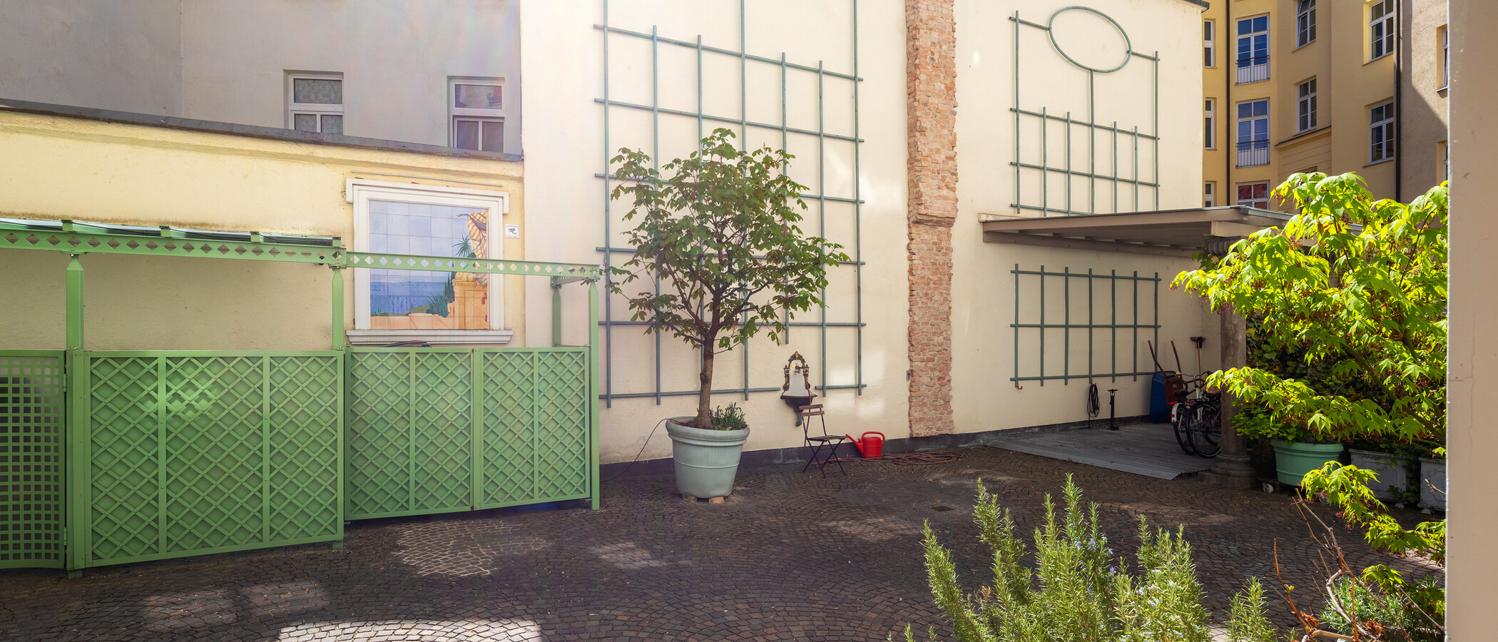 appartement München Lehel 02 cour intérieure 1304