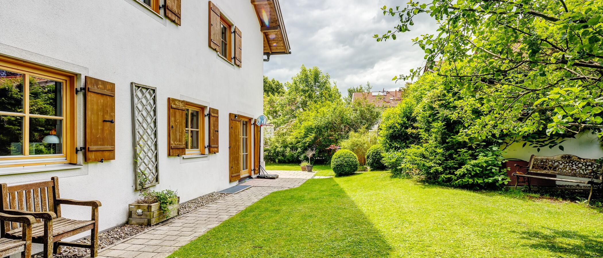 maison mitoyenne Schäftlarn 04 jardin 13045