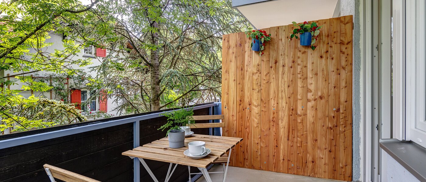 appartement style maisonnette München Pasing 03 balcon 13062