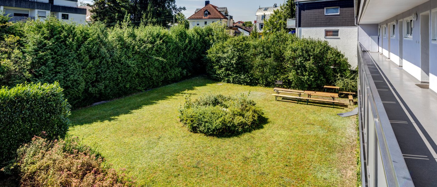 appartement München Laim 01 jardin commun 13082
