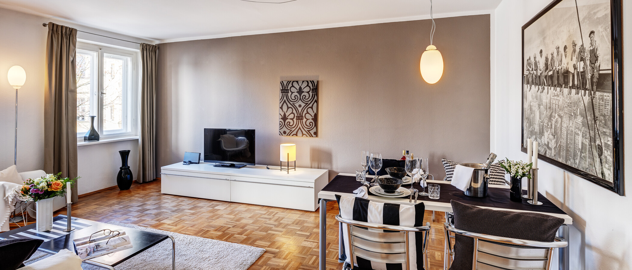 appartement München Schwabing-West (rund um den Hohenzollernplatz) 02 salle de séjour 1309