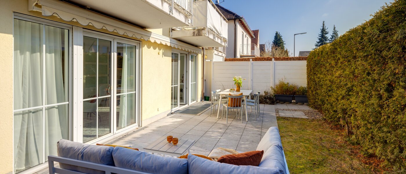 appartement style maisonnette München Trudering 03 terrasse 13109