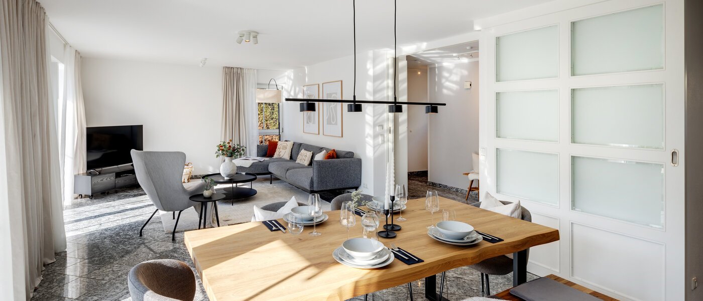 appartement style maisonnette München Trudering 03 pièce à vivre 13109