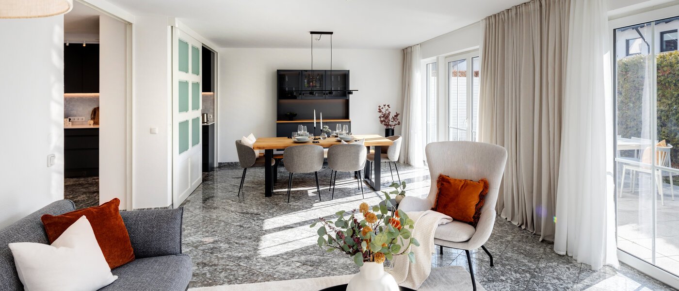 appartement style maisonnette München Trudering 04 pièce à vivre 13109