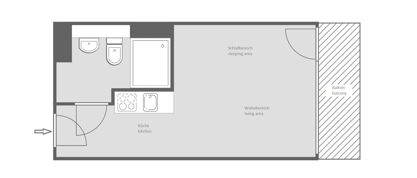 appartement München Au 01 plan d'étage 13114