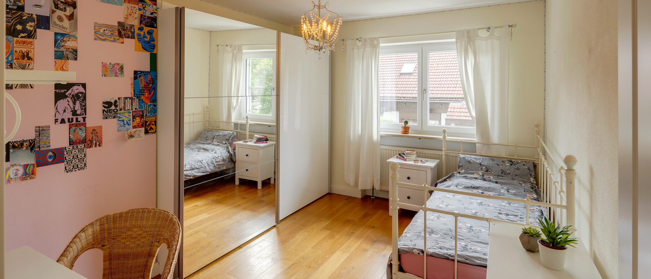 maison mitoyenne placée au milieu de la rangée Garching 02 ch. d´enfant 13131