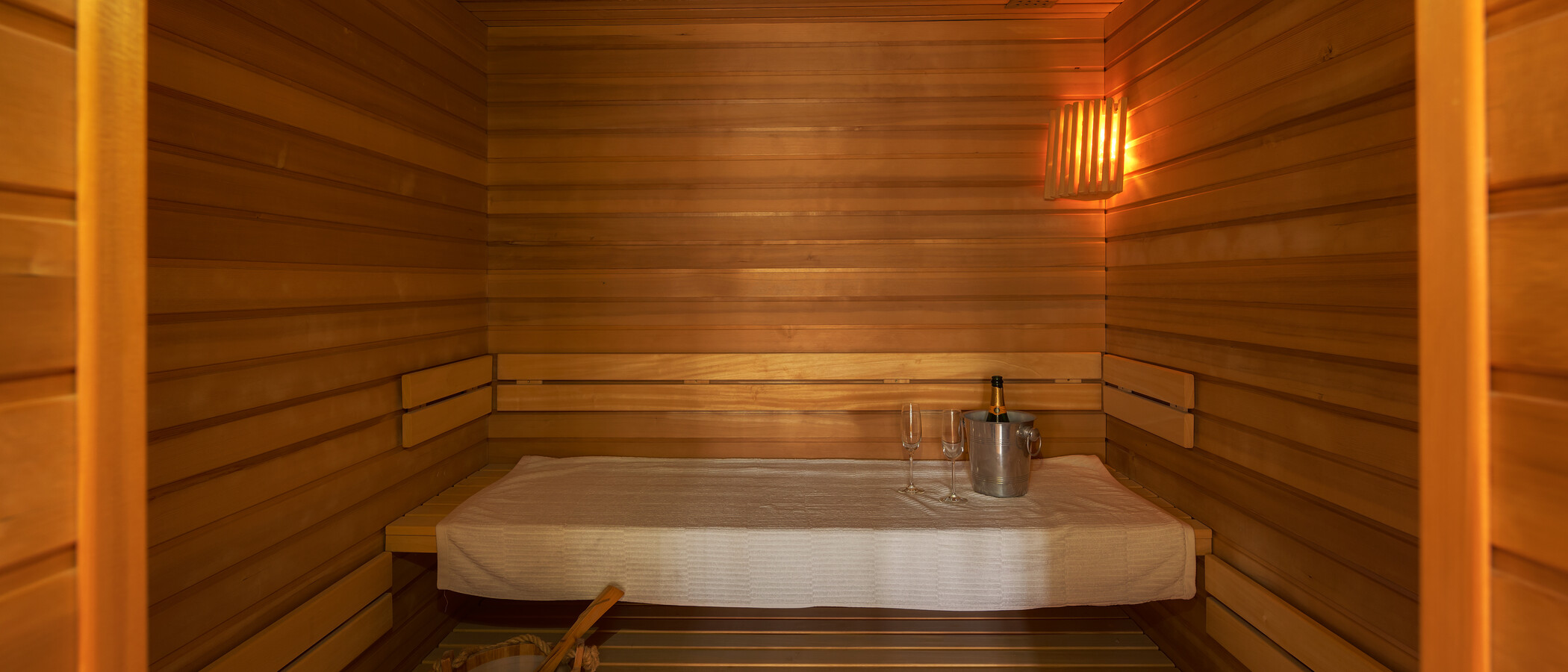 maison mitoyenne placée au milieu de la rangée Garching 01 sauna 13131