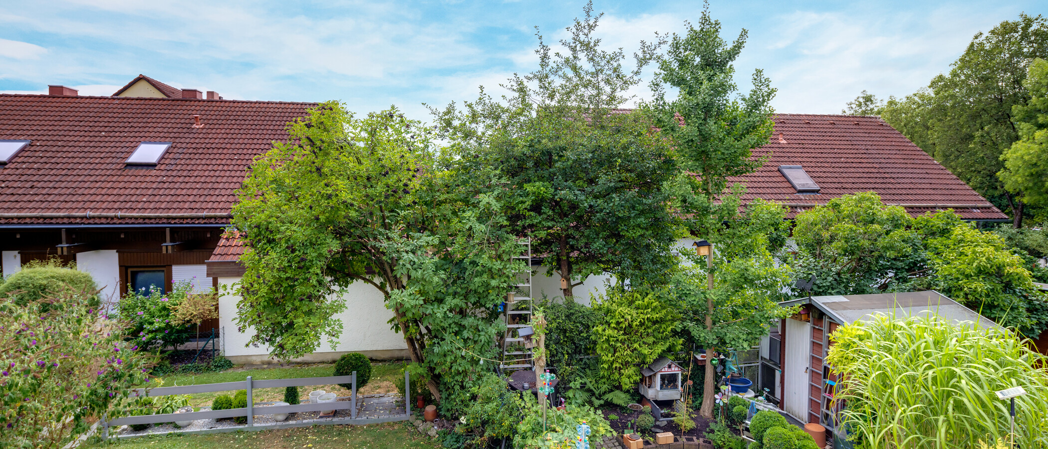 maison mitoyenne placée au milieu de la rangée Garching 01 vue 13131