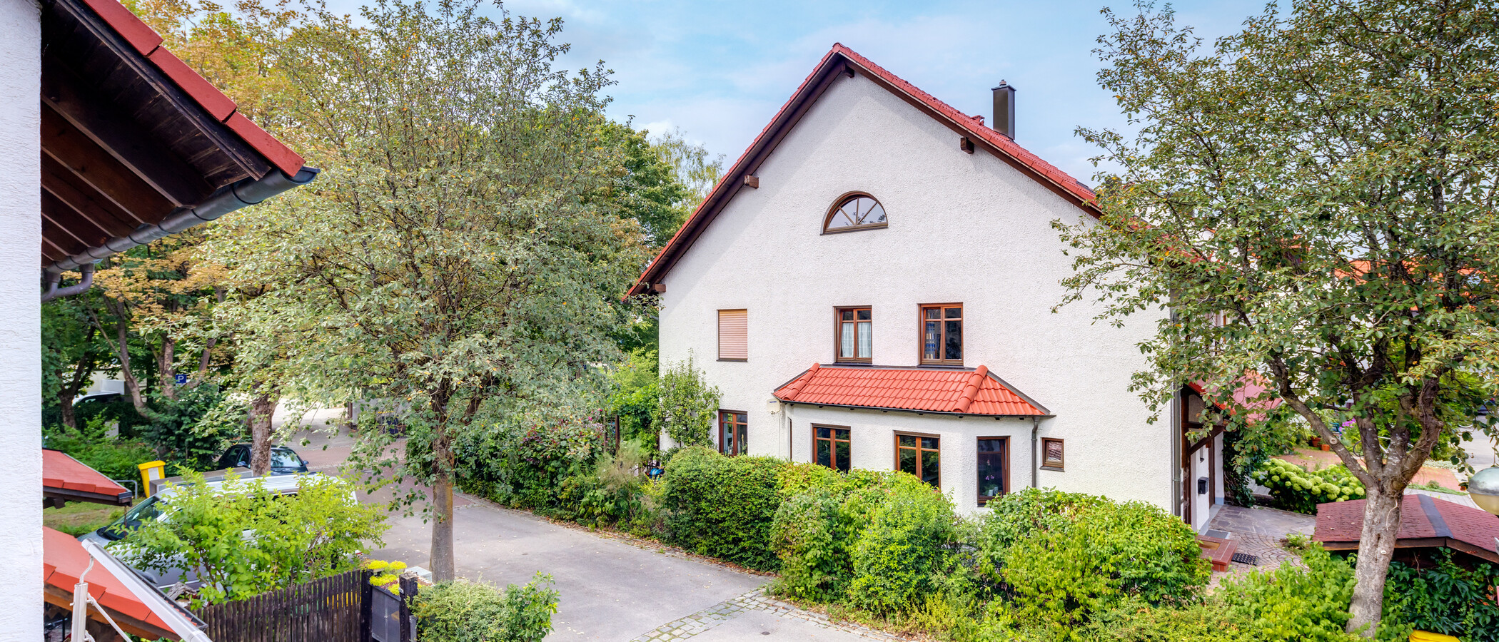 maison mitoyenne placée au milieu de la rangée Garching 04 vue 13131
